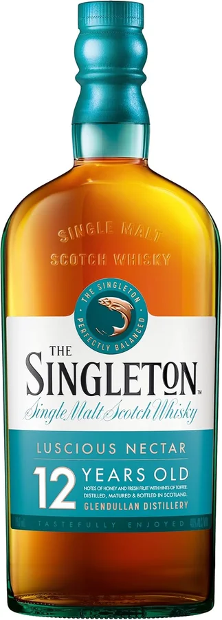 Garrafa do The Singleton of Dufftown 12 anos em fundo branco